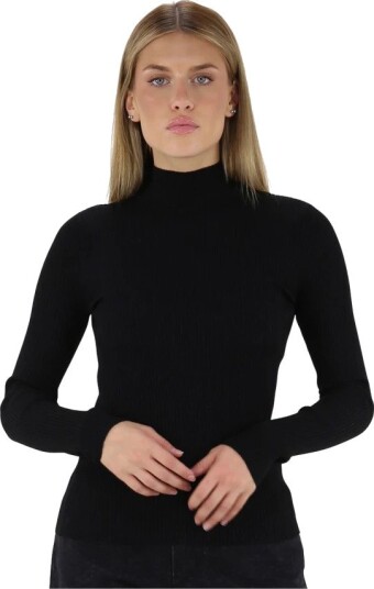 Twinset Krysset V-hals Strikkegenser i Svart M