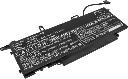 Batteri til Dell Latitude 7310 2-in-1 etc