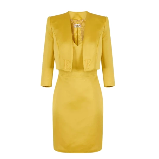 Elisabetta Franchi Dame Kjoler Gul S,