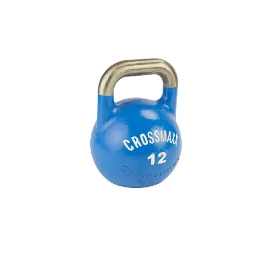 Crossmaxx Competition Kettlebell 12 kg. Produsert i støpejern ekstremt holdbar. Bruk til funksjonell trening som crossfit utstyr og hjemme.