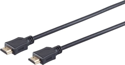 Hdmi Tilkoblingskabel Hdmi A Plugg > Hdmi A Plugg Sort 0,5M