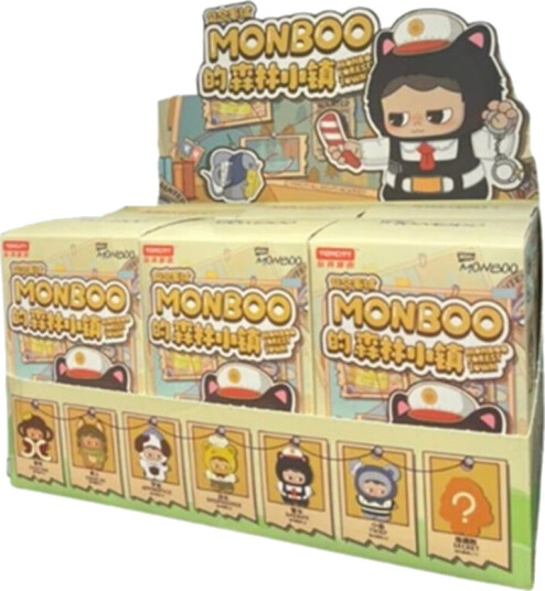 TOY CITY MONBOO Forest Town series Blind Box 6pc display TOY CITY MONBOO Forest Town series Blind Box 6pc display