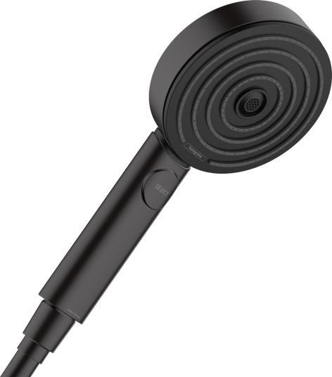 hansgrohe Pulsify Select S Hånddusj 105 Ø105, 3jet, Activation, Sort Matt hansgrohe Pulsify Select S Hånddusj 105 Ø105, 3jet, Activation, Sort Matt