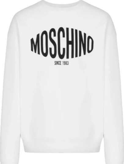 Moschino Herre Gensere & Hettegensere Hvit M,