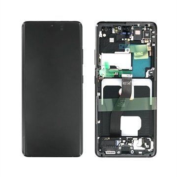 Samsung Galaxy S21 Ultra 5G Frontdeksel / LCD-skjerm GH82-26035A Svart Samsung Galaxy S21 Ultra 5G Frontdeksel / LCD-skjerm GH82-26035A Svart
