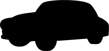 Securit Fb Car 300 X 500 Mm Melamine Harpiks Velcro Mappe Svart