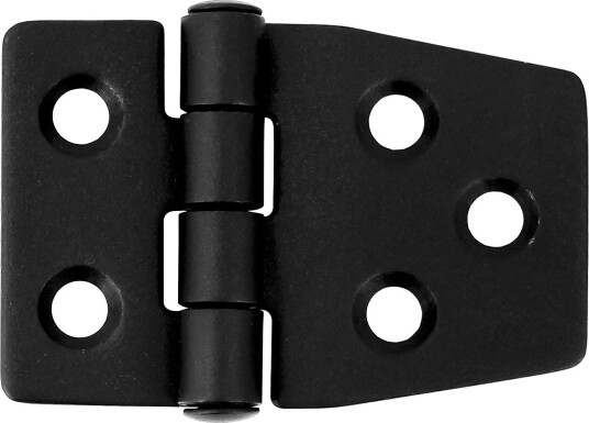 1852 Hengsel 37 x 57 mm syrefast sort