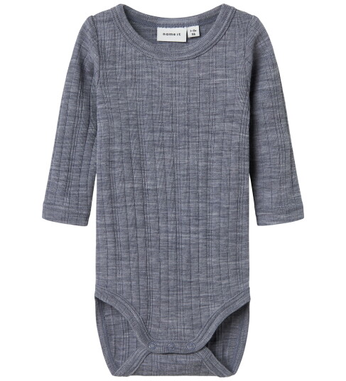 Name It Folkstone Gray NBMWang Ull Needle Ls Body Solid Noos 56