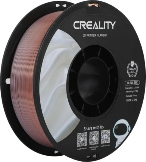 Creality CR PLA Silk   1.75mm   1kg Rainbow
