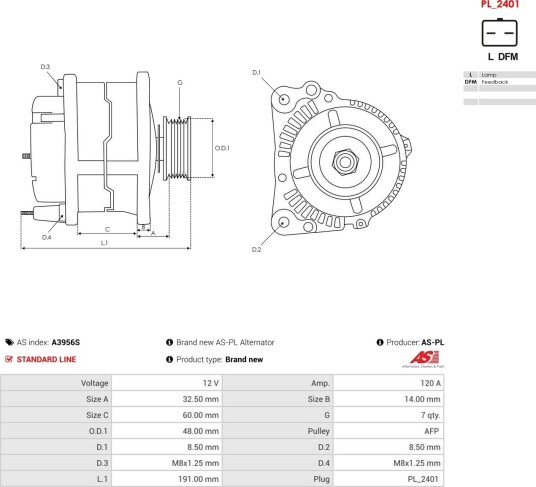 AS-PL A3956S Dynamo AS-PL A3956S Dynamo