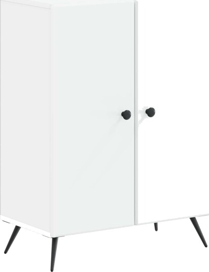 vidaXL Baderom Oppbevaringsskap BREDA Hvit 59,5 x 31 x 80 cm
