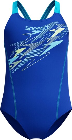 Speedo Badedrakt Medley Logo Medaljevinner Deep Sapphire/May Speedo 7 8 år 122 128 Badetøy Blå