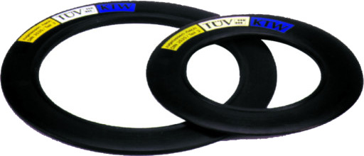 DN400 EPDM flenspakning med stålinnsats, PN10