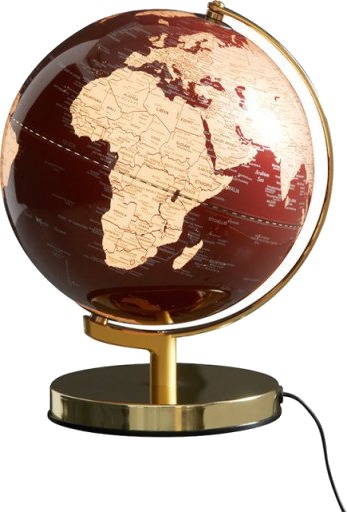 O&L Globe Light Red 25 Cm - Multi/patterned - ONE SIZE