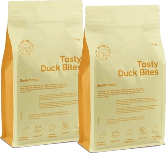 Buddy Tasty Duck Bites 2X5Kg