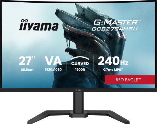 iiyama 27" FHD Curved VA 240Hz HAS GCB2784HSU B1 iiyama 27" FHD Curved VA 240Hz HAS GCB2784HSU B1