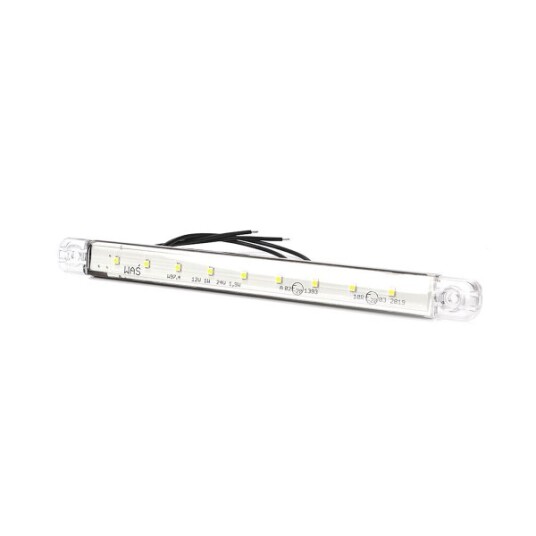 Varsellys Strands Side Marker Slim 9 LED   12/24V / 238 mm Hvit