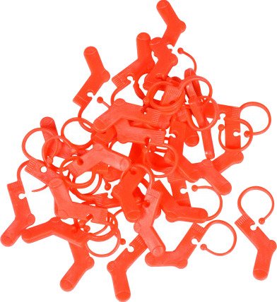 Infinity Hearts Stitch Markers Sock Red 3x2,5 cm 30 stk.