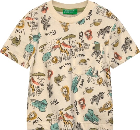 United Colors of Benetton T Shirt   Beige   104
