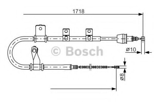 Bremsewire BOSCH 1 987 482 075 Bremsewire BOSCH 1 987 482 075