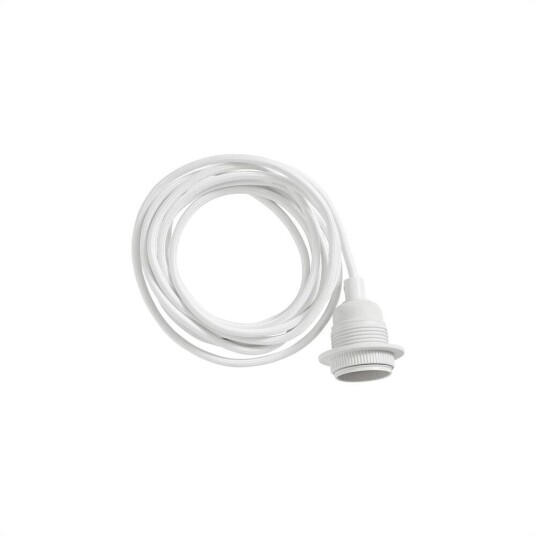 OYOY Living Design - Ledning m/Sockel White OYOY Living Design OYOY Living Design - Ledning m/Sockel White OYOY Living Design