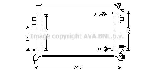 Radiator AVA Clever Choice VN2295