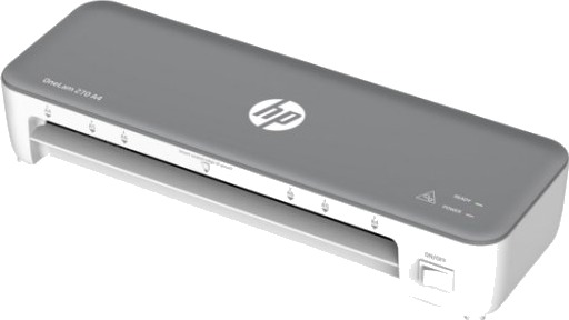 Hp Hp Onelam 270 Laminator A4 Varm + 5 Folier: A4/80 Mikrofon Grå Hp Hp Onelam 270 Laminator A4 Varm + 5 Folier: A4/80 Mikrofon Grå