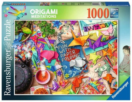 Ravensburger Puslespill 1000 Brikker Origami Meditations