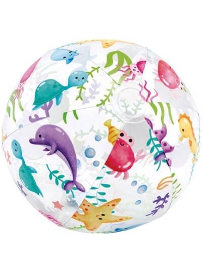 Intex Lively Oppblåsbar badeball 51 cm sjødyr