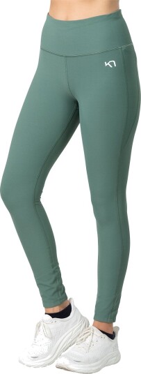Kari Traa Nina High Waist Tights Murk Dusty Midtone Green L
