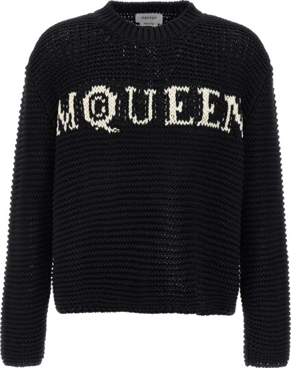 Alexander McQueen Herre Strikkevarer Svart L,