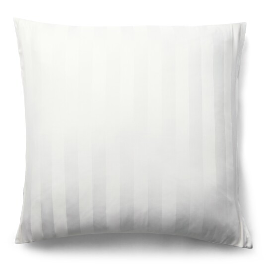 Nordstrand Home Bambus putetrekk 100% naturlig bambus 60x63 cm Hvitt jacquardvevd putevar med striper