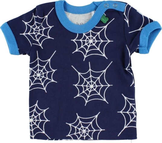 Freds World T skjorte   Navy m. Edderkoppnett   Freds World   56   T skjorte   Blå