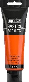Liquitex Basics 118 ml fluoriserende oransje 982