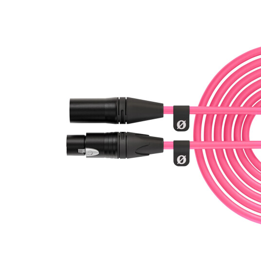 Røde XLR Kabel 6m Rosa Hunkjønn Hankjønn