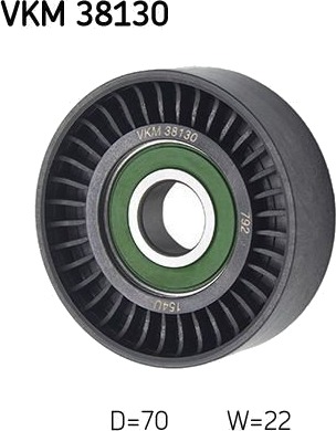 Løpehjul vifterem SKF VKM 38130