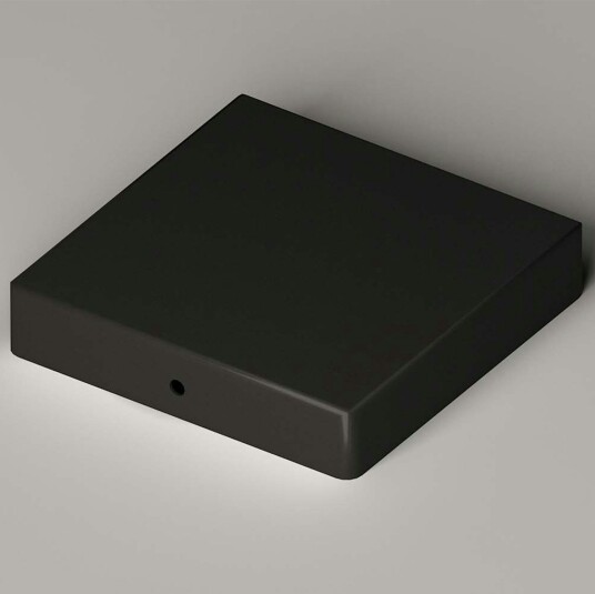 Jabo Stolpehatt Flat Sort 136x136mm