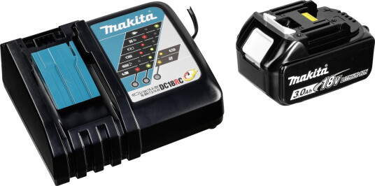 Makita batterisett (18V 3,0Ah BL1830B + DC18RC lader) Makita batterisett (18V 3,0Ah BL1830B + DC18RC lader)