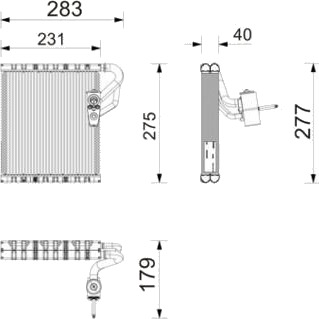 MAHLE AE 290 000P Fordamper, klimaanlegg