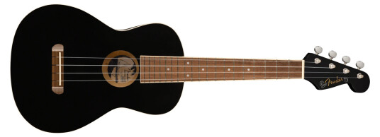 Fender Avalon Tenor Ukulele Svart