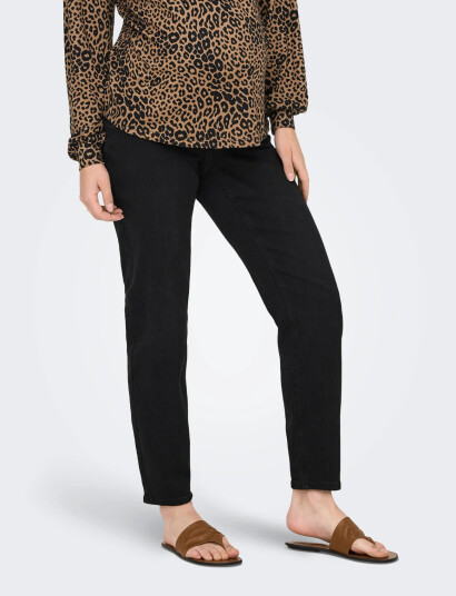 Only Maternity Olmcatwalk Hw Mom Ak Dnm Pim0405 Noos - Black - XS x 32