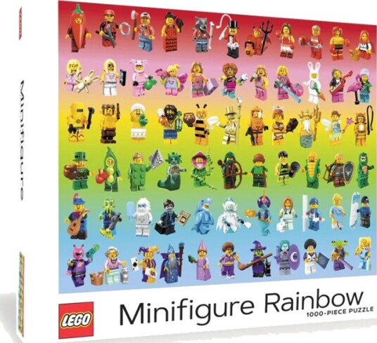 LEGO Minifigure Rainbow 1000-Piece Puzzle (1797214381)