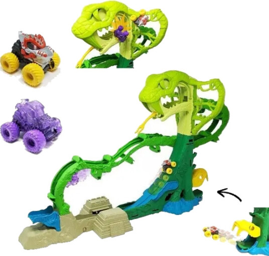 Monster Jam Mini Jams Cobras Crazy Escape Green One Size