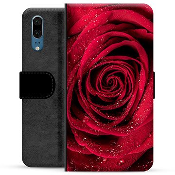 Huawei P20 Premium Lommebok-deksel Rose