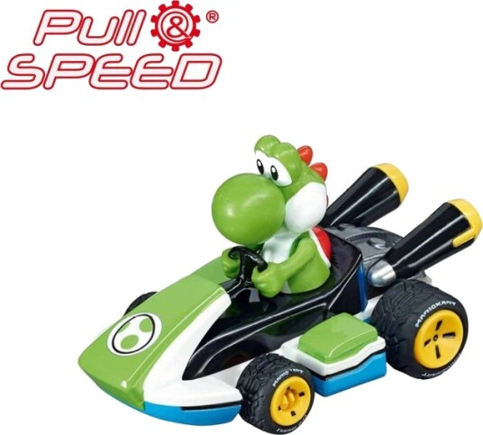 Carrera Pull Back Super Mario Kart Yoshi