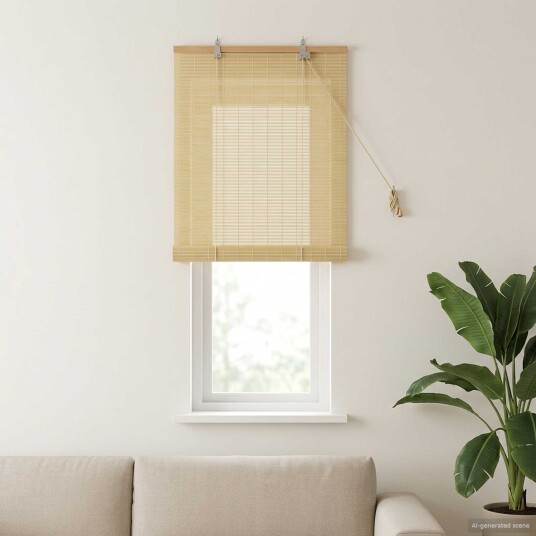 vidaXL Rullegardin Naturlig 40 x 160 cm Bambus vidaXL Rullegardin Naturlig 40 x 160 cm Bambus