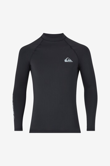 Quiksilver T skjorte med solbeskyttelse / bade T skjorte Everyday Upf50 LS Svart