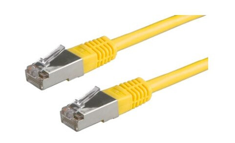 Roline S/Ftp (Pimf) Patch Cord Cat.6 Yellow 2.0M Gult Roline S/Ftp (Pimf) Patch Cord Cat.6 Yellow 2.0M Gult