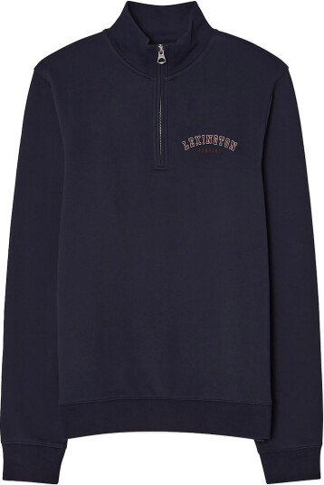 Lexington Clothing Organic Cotton Half Zip Sweater Navy M