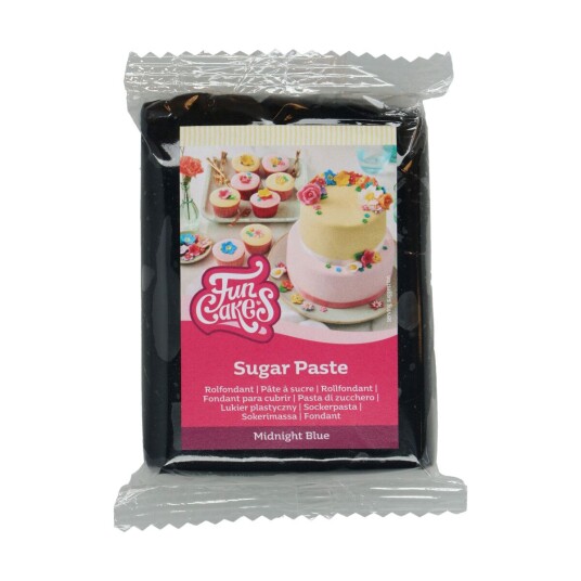 Midnatt Blå Fondant Fra Funcakes 250